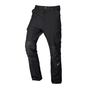   Munkásnadrág Mix&Match, 4 irányú sztreccs, 230g/m2, fekete-narancs, XXXL