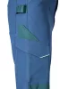 Munkásnadrág Mix&Match, 4 irányú sztreccs, 230g/m2, kék-zöld, L