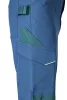 Munkásnadrág Mix&Match, 4 irányú sztreccs, 230g/m2, kék-zöld, S