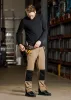Munkásnadrág Mix&Match, 4 irányú sztreccs, 230g/m2, külső csavarzsebek, Cordura erősítés, bézs-fekete, M