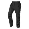 Munkásnadrág Mix&Match, 4 irányú sztreccs, 230g/m2, külső csavarzsebek, Cordura megerősítések, fekete, XL