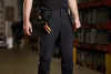 Munkásnadrág Mix&Match, 4 irányú sztreccs, 230g/m2, külső csavarzsebek, Cordura megerősítések, fekete, XL