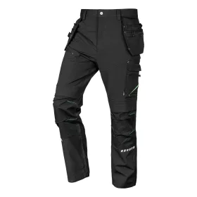   Munkásnadrág Mix&Match, 4 irányú sztreccs, 230g/m2, külső csavarzsebek, Cordura megerősítések, fekete, XXL