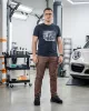 Munkásnadrág Mix&Match, sztreccs anyag, 135g/m2, barna, XL
