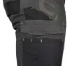 Munkásnadrág Mix&Match Canvas, 280g/m2, külső zsebek, Cordura részek, fényvisszav. betétek, zöld-terep, L