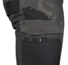 Munkásnadrág Mix&Match Canvas, 280g/m2, külső zsebek, Cordura részek, fényvisszav. betétek, zöld-terep, M