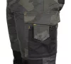 Munkásnadrág Mix&Match Canvas, 280g/m2, külső zsebek, Cordura részek, fényvisszav. betétek, zöld-terep, M