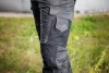 Munkásnadrág Mix&Match Canvas, 280g/m2, külső zsebek, Cordura részek, fényvisszav. betétek, zöld-terep, XS