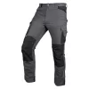 Munkásnadrág Mix&Match Canvas, 280g/m2, külső zsebek, Cordura részek, fényvisszav. betétek, szürke-fek., L