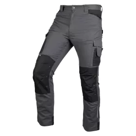   Munkásnadrág Mix&Match Canvas, 280g/m2, külső zsebek, Cordura részek, fényvisszav. betétek, szürke-fek., L