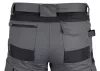 Munkásnadrág Mix&Match Canvas, 280g/m2, külső zsebek, Cordura részek, fényvisszav. betétek, szürke-fek., L