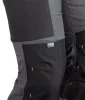 Munkásnadrág Mix&Match Canvas, 280g/m2, külső zsebek, Cordura részek, fényvisszav. betétek, szürke-fek., L