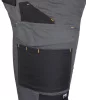 Munkásnadrág Mix&Match Canvas, 280g/m2, külső zsebek, Cordura részek, fényvisszav. betétek, szürke-fek., M