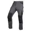 Munkásnadrág Mix&Match Canvas, 280g/m2, külső zsebek, Cordura részek, fényvisszav. betétek, szürke-fek., S