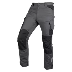   Munkásnadrág Mix&Match Canvas, 280g/m2, külső zsebek, Cordura részek, fényvisszav. betétek, szürke-fek., S