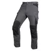 Munkásnadrág Mix&Match Canvas, 280g/m2, külső zsebek, Cordura részek, fényvisszav. betétek, szürke-fek., XS