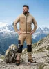 Munkásnadrág Mix&Match Canvas, 280g/m2, külső zsebek, Cordura részek, fényvisszav. betétek, bézs-fek., XL