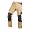 Munkásnadrág Mix&Match Canvas, 280g/m2, külső zsebek, Cordura részek, fényvisszav. betétek, bézs-fek., XS