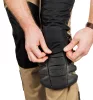 Munkásnadrág Mix&Match Canvas, 280g/m2, külső zsebek, Cordura részek, fényvisszav. betétek, bézs-fek., XXL
