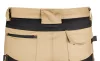 Munkásnadrág Mix&Match Canvas, 280g/m2, külső zsebek, Cordura részek, fényvisszav. betétek, bézs-fek., XXL