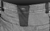 Farmer munkásnadrág, Denim, 82% pamut, Oxford szövet, Cordura betétek, cippzáras zsebek, szürke-fekete, L