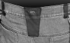 Farmer munkásnadrág, Denim, 82% pamut, Oxford szövet, Cordura betétek, cippzáras zsebek, szürke-fekete, M