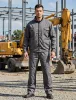 Munkavédelmi kabát, Basic, 35% pamut, 65% polyester, többfunkciós zsebek, gumírozott derék, CE EN341, S/48