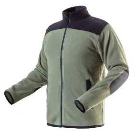   Polár munkavédelmi kabát, olíva, CAMO, 100% poliészter, 300g/m2, XXL
