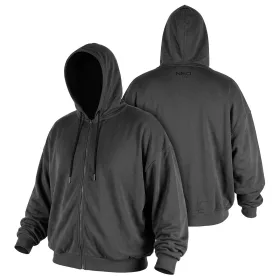   Munkavédelmi pulóver kapucnival Comfort, szürke, 57% pamut, 39% poliészter, XXXL