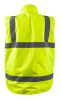 Kifordítható láthatósági munkavédelmi mellény, S