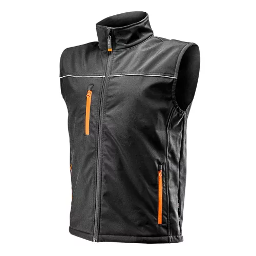 Softshell munkavédelmi mellény, XXXL