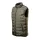 Kifordítható olíva munkavédelmi mellény, CAMO, 100% poliészter, 80g/m2, L