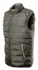 Kifordítható olíva munkavédelmi mellény, CAMO, 100% poliészter, 80g/m2, L