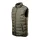 Kifordítható olíva munkavédelmi mellény, CAMO, 100% poliészter, 80g/m2, S