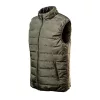 Kifordítható olíva munkavédelmi mellény, CAMO, 100% poliészter, 80g/m2, XL