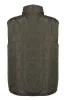 Kifordítható olíva munkavédelmi mellény, CAMO, 100% poliészter, 80g/m2, XL