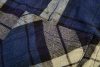 Flanel munkaing, kék-oliva-fekete, 100% pamut, M
