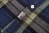 Flanel munkaing, kék-oliva-fekete, 100% pamut, XXL