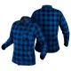 Flanel munkaing, tengerészkék-fekete, 100% pamut, XL