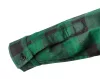 Flanel munkaing, zöld-fekete, 100% pamut, XL