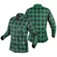 Flanel munkaing, zöld-fekete, 100% pamut, XXXL