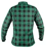 Flanel munkaing, zöld-fekete, 100% pamut, XXXL