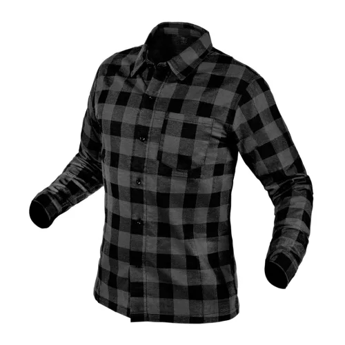 Flanel munkaing, szürke, 100% pamut, XL