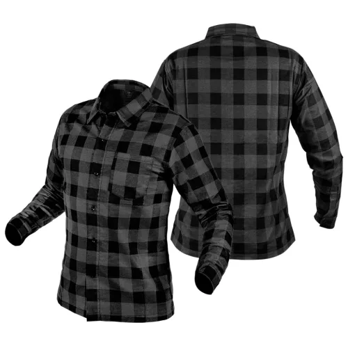 Flanel munkaing, szürke, 100% pamut, XXXL