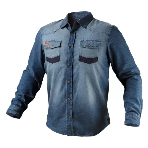 Farmer munkaing, Denim, 100% pamut, L