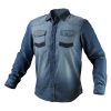 Farmer munkaing, Denim, 100% pamut, M