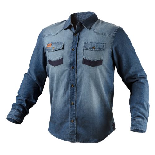 Farmer munkaing, Denim, 100% pamut, XXL