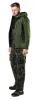 Terepmintás softshell munkavédelmi kabát, víz- és szélálló, kapucni, CAMO, vízáll: 5000mm, XXL