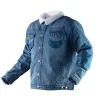 Farmer munkavédelmi kabát, Denim, béléssel, L
