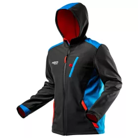  Softshell munkavédelmi kabát, víz- és szélálló, HD+, vízállóság:5000mm, lélegző:3000g/m2/24h, M